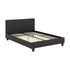 Prado 4FT6 Bed - Brown Faux Leather